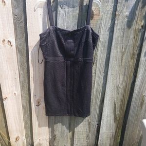 Thalia Sodi Women Black Dress Lg